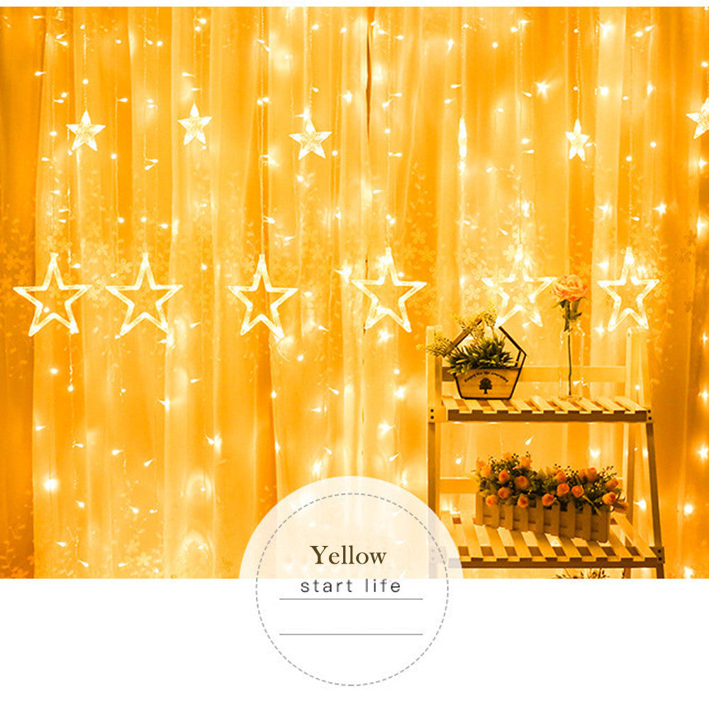 Guirnalda 12 estrellas LED de Navidad